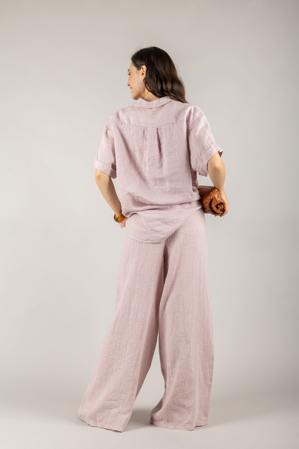 TENSIONE IN - S25CE26 - CAMICIA MANICA CORTA CON SPILLA