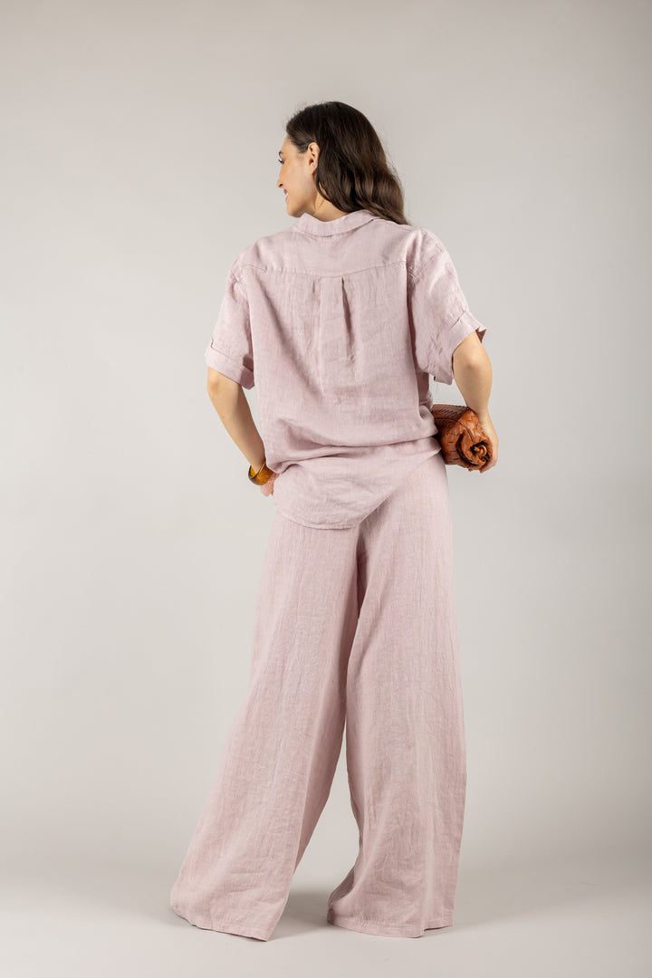 TENSIONE IN - S25CE26 - CAMICIA MANICA CORTA CON SPILLA