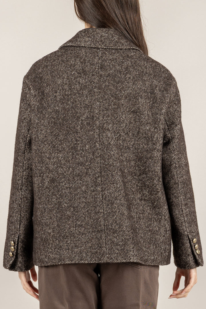 TENSIONE IN - 26B1472 - GIACCA SPIGATA DOPPIOPETTO