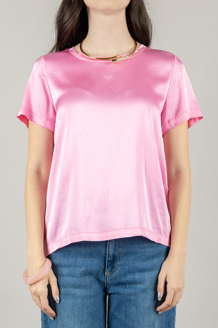 VICOLO - TD0007 - T-SHIRT IN SATIN
