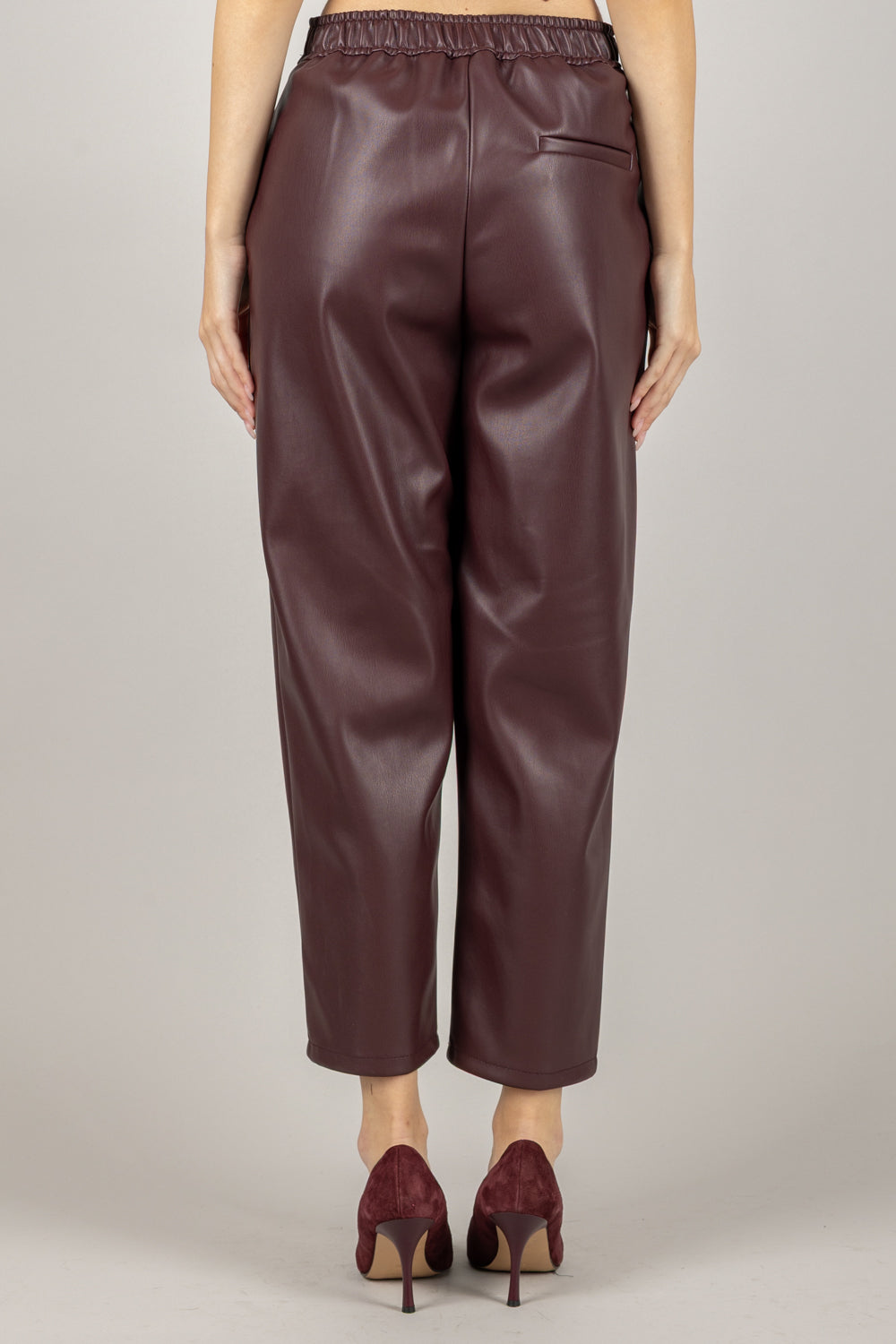 VICOLO - TF1679 - PANTALONE ECOPELLE CARROT