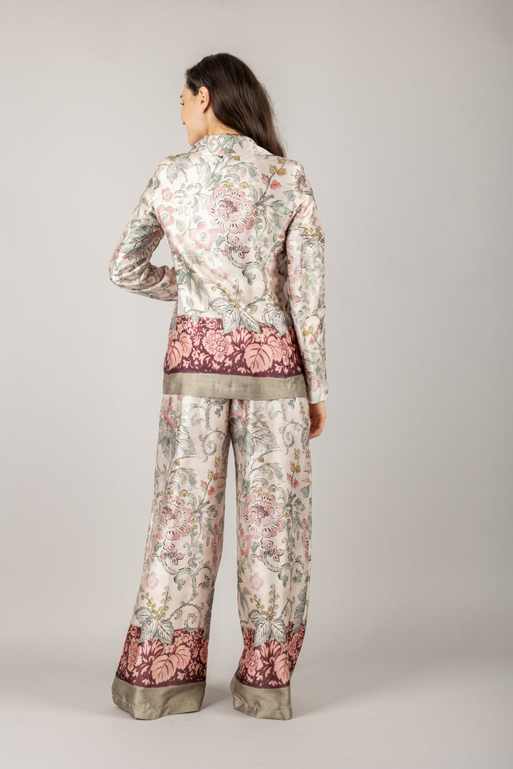 DIXIE - P648W205 - PANTALONE STAMPA FLOREALE