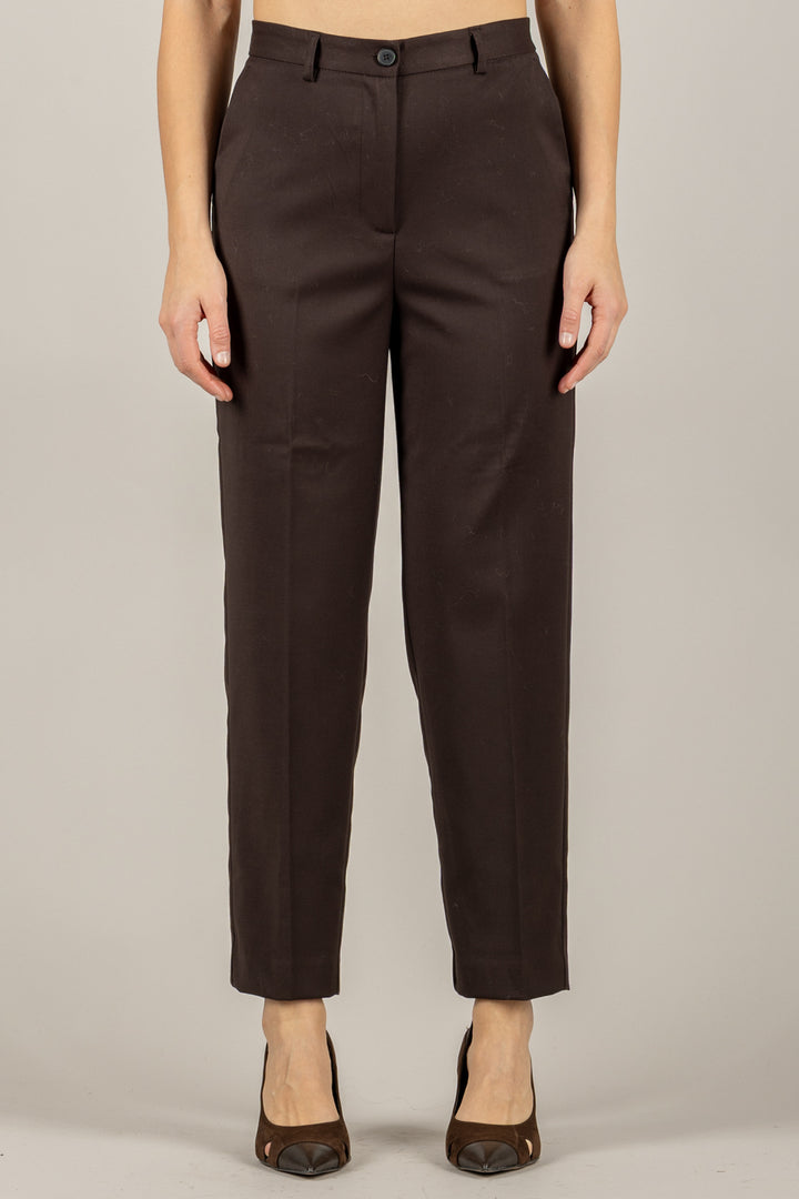 VICOLO - TF2094 - PANTALONE A SIGARETTA CON ELASTICO DIETRO