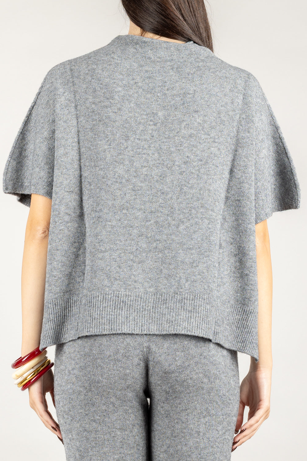 KONTATTO - 3M0840CN - MAGLIA SMANICATA COLLO CRATERE