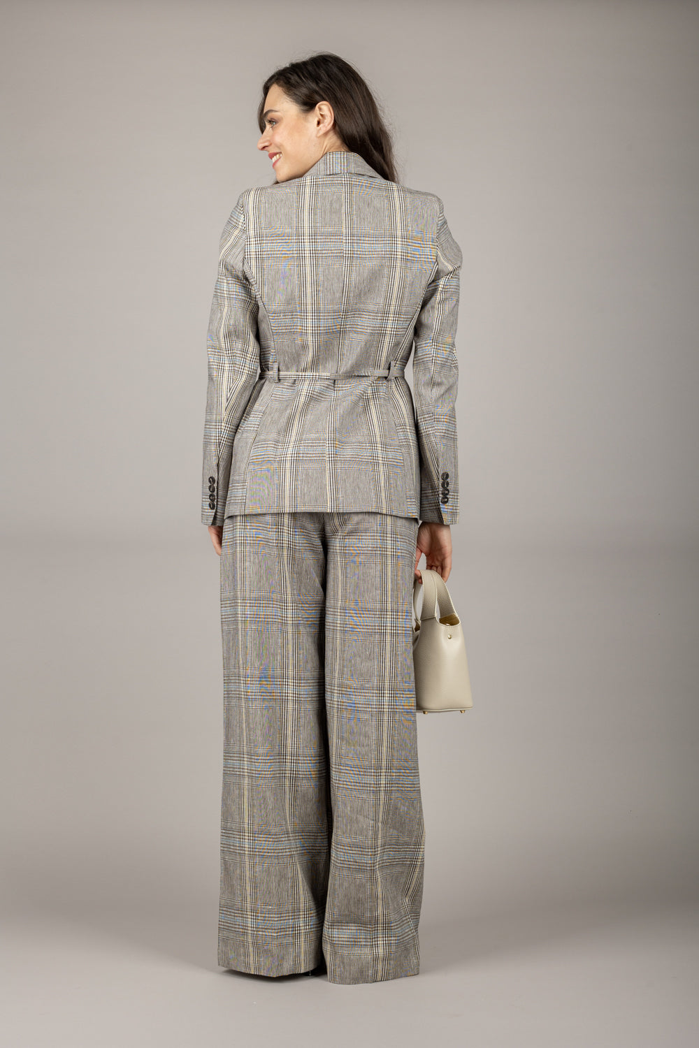 TENSIONE IN - S25P776 - PANTALONE CHECK