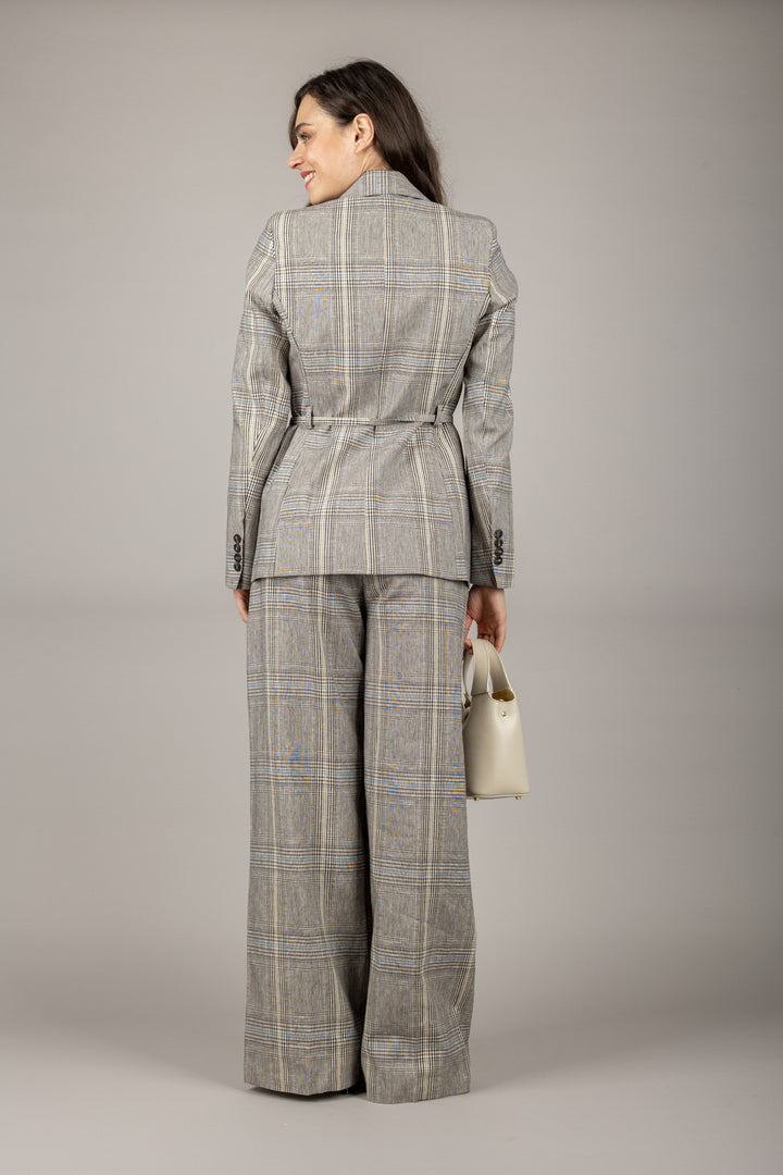 TENSIONE IN - S25P776 - PANTALONE CHECK
