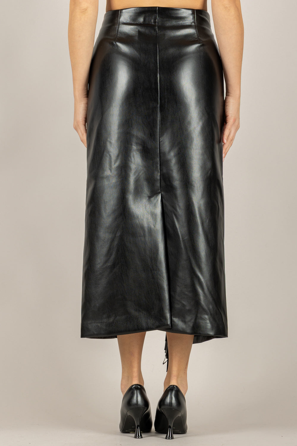 TENSIONE IN - 38067 - GONNA ECOPELLE FRANGE