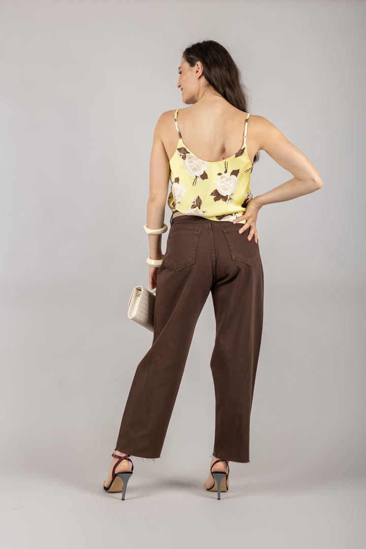 VICOLO - TD2366 - CANOTTA IN SATIN ROSE