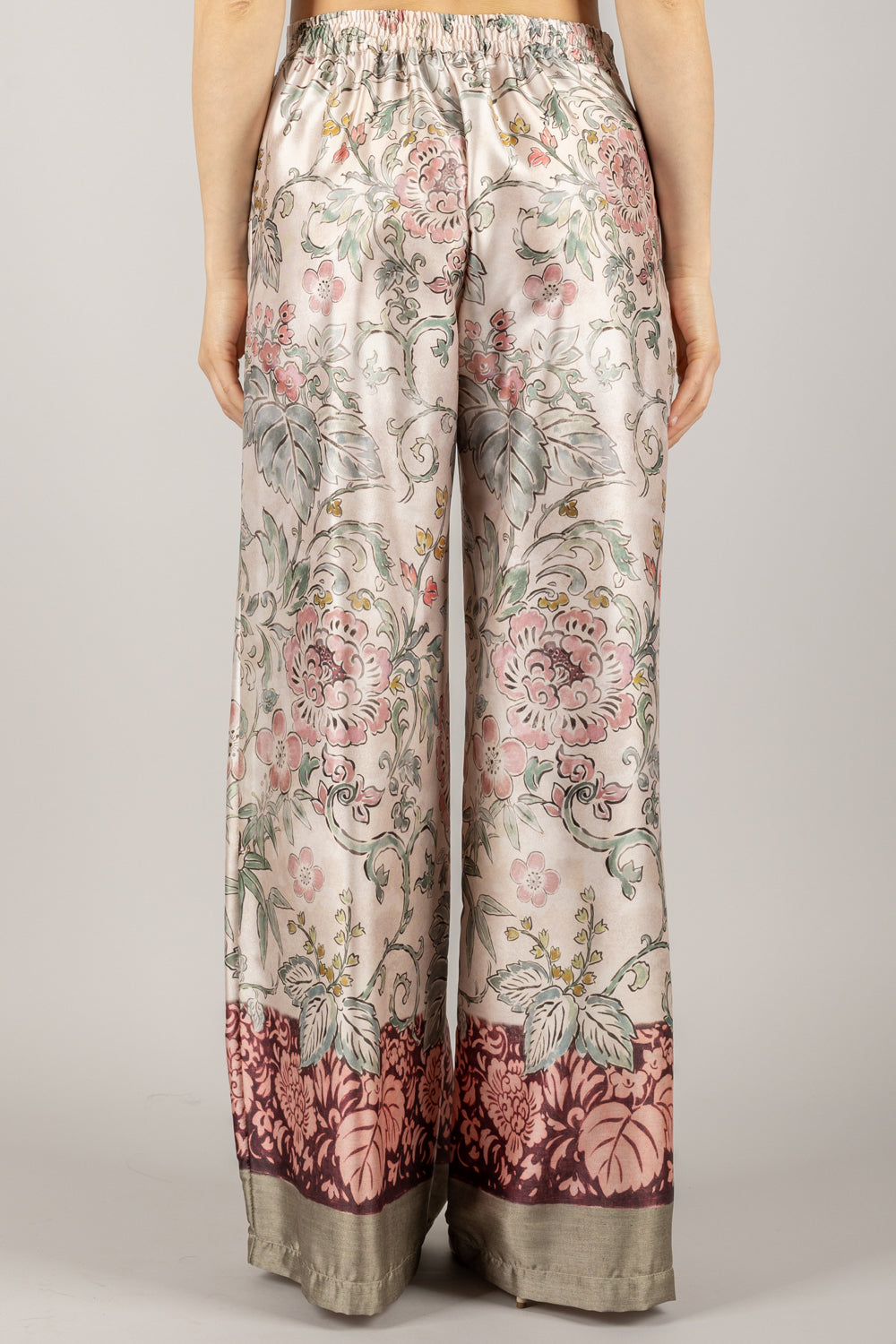 DIXIE - P648W205 - PANTALONE STAMPA FLOREALE
