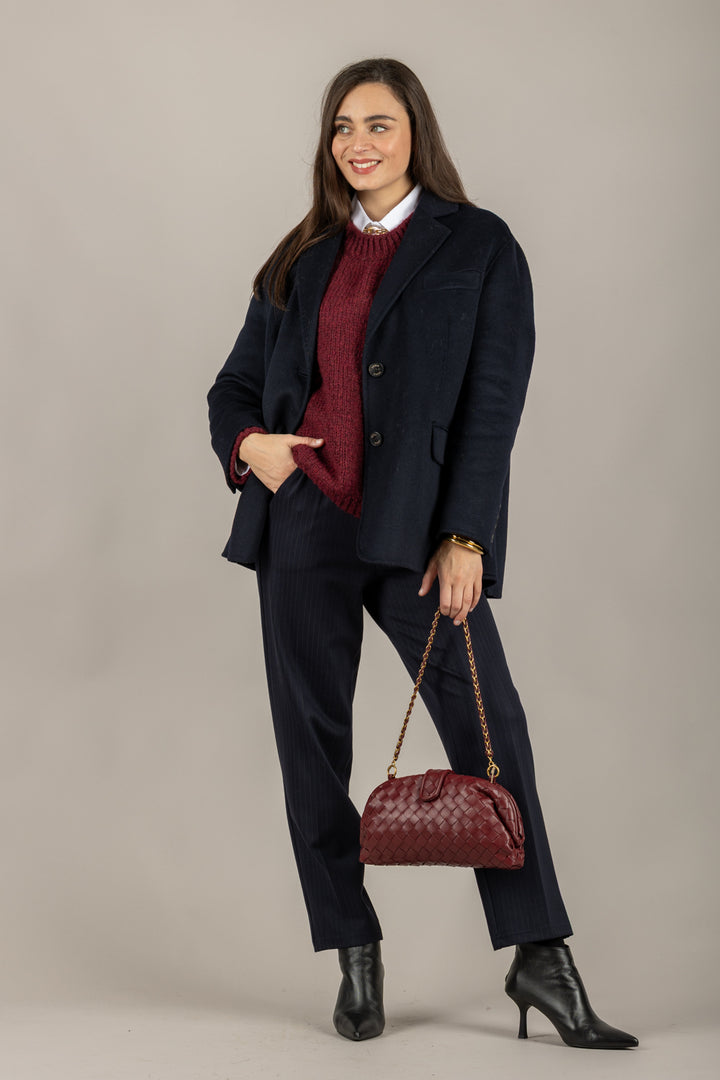 TENSIONE IN - 26P1633 - PANTALONE A SIGARETTA GAMBA DRITTA