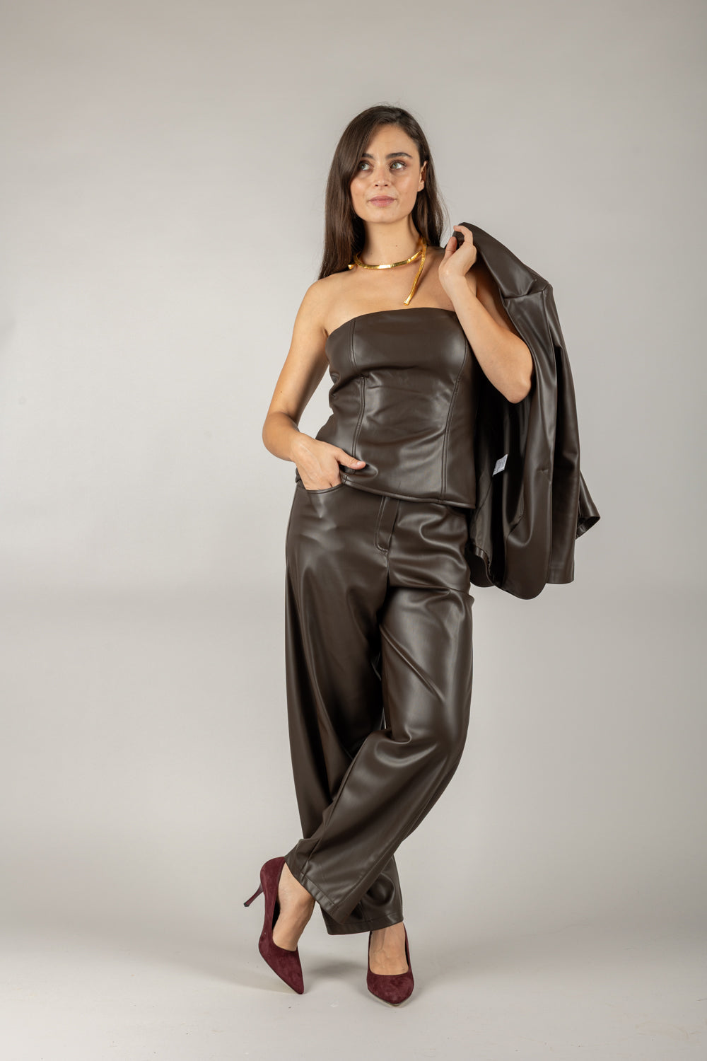 TENSIONE IN - 26T637 - TOP IN ECOPELLE