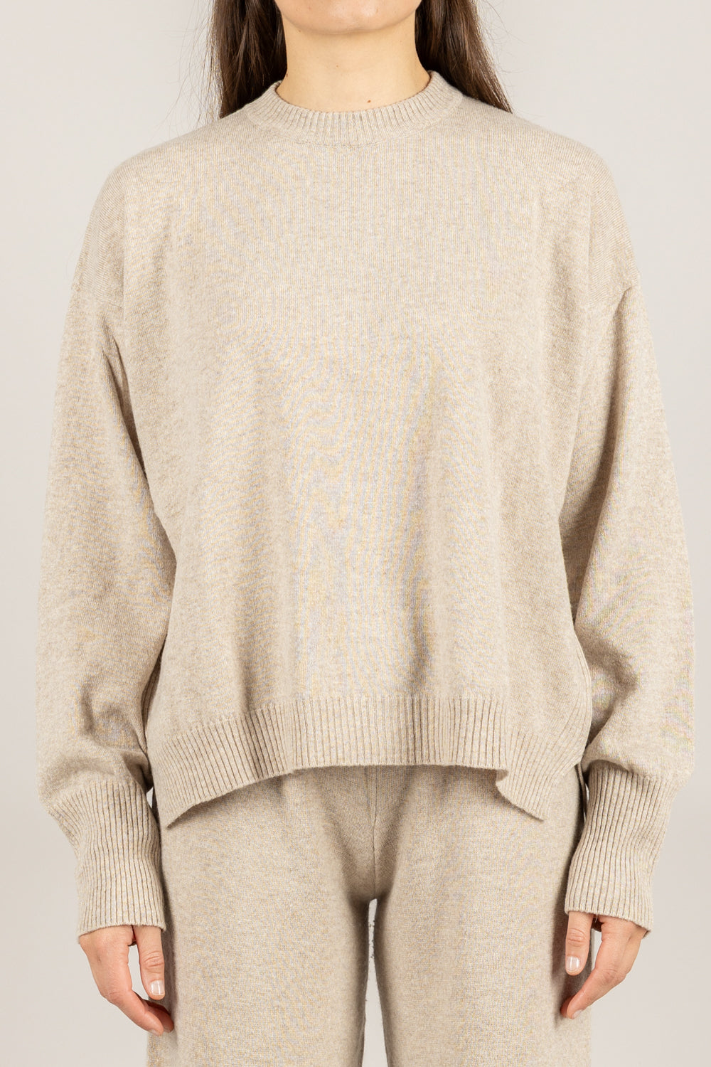 VICOLO - 22128F - MAGLIA GIROCOLLO MISTO LANA