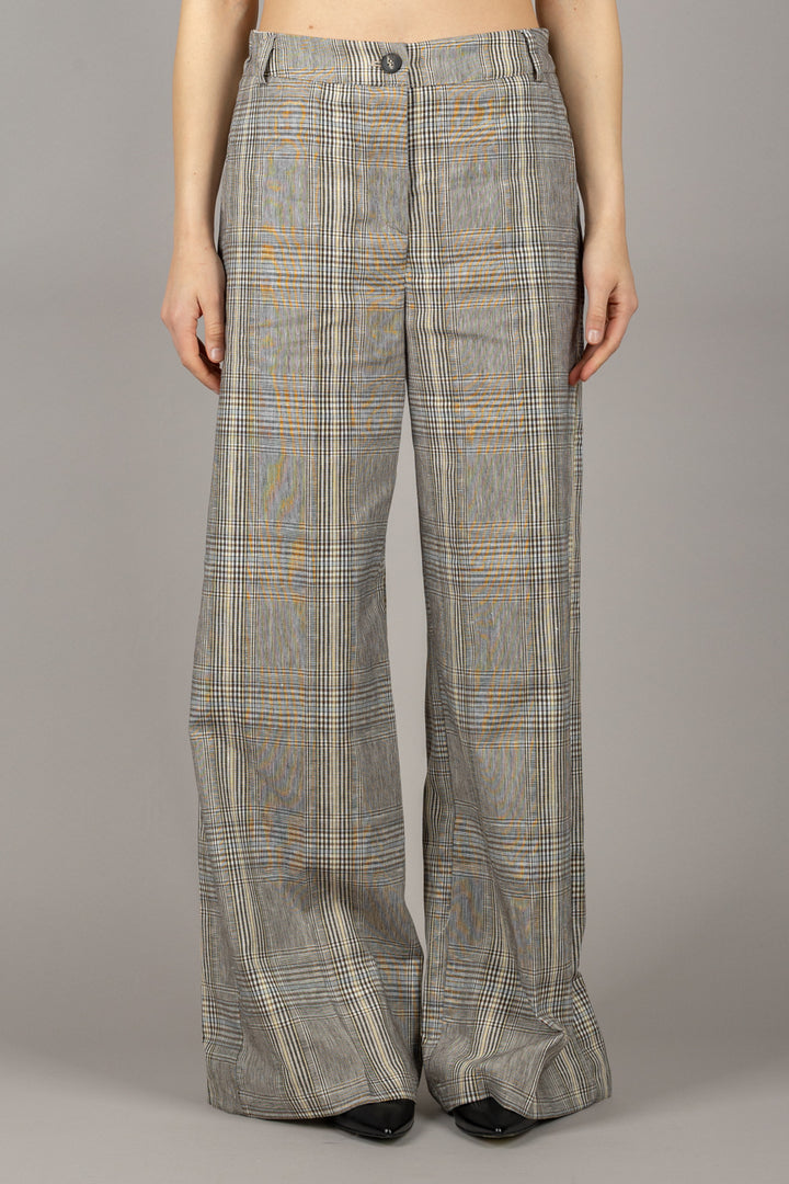 TENSIONE IN - S25P776 - PANTALONE CHECK
