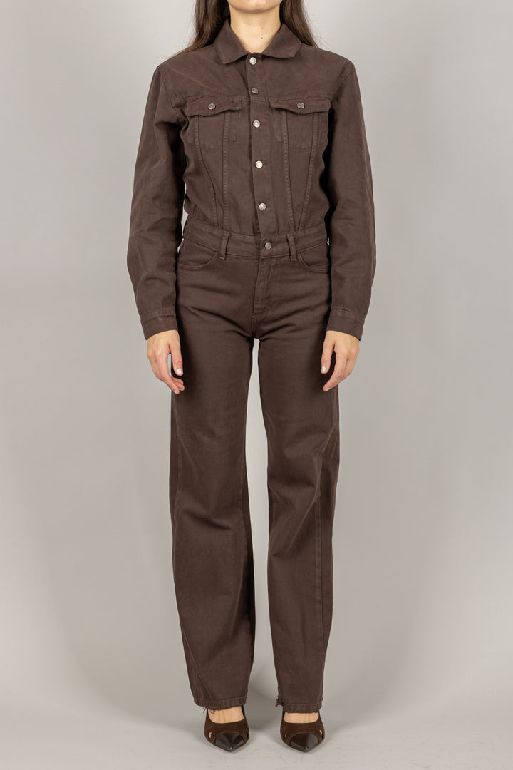 VICOLO - DF5267 - TUTA LUNGA IN DENIM