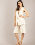 VICOLO - TAB1755 - GILET BURRO/NERO