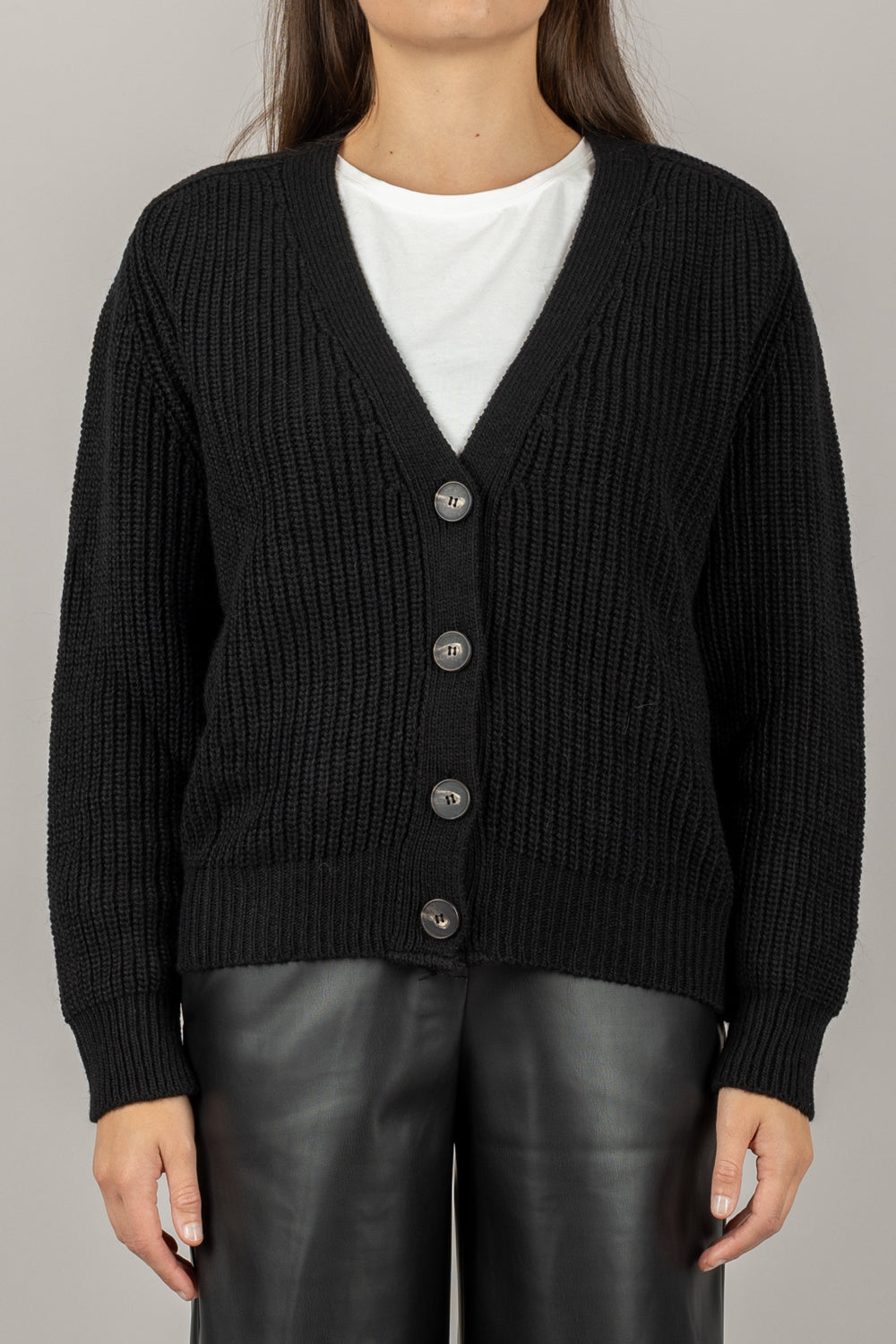 TENSIONE IN - D80942 - CARDIGAN IN MAGLIA