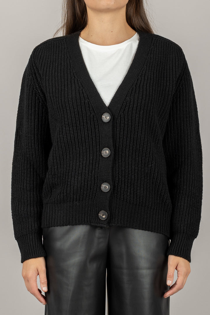 TENSIONE IN - D80942 - CARDIGAN IN MAGLIA