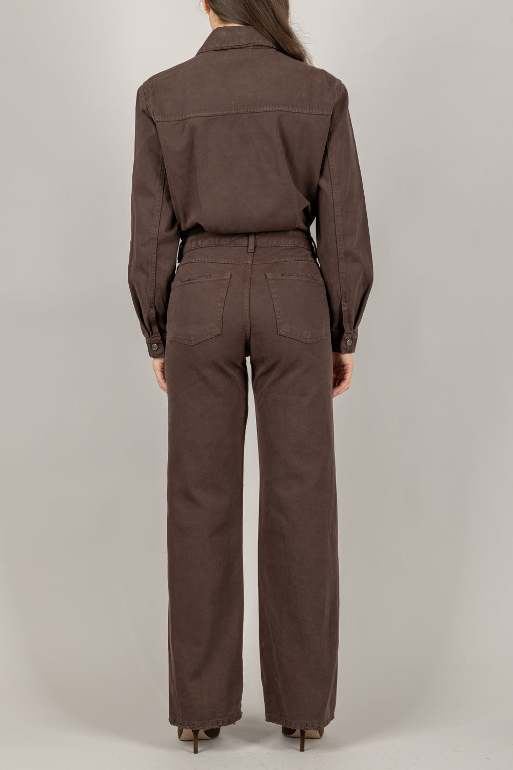VICOLO - DF5267 - TUTA LUNGA IN DENIM