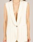 VICOLO - TAB1755 - GILET BURRO/NERO