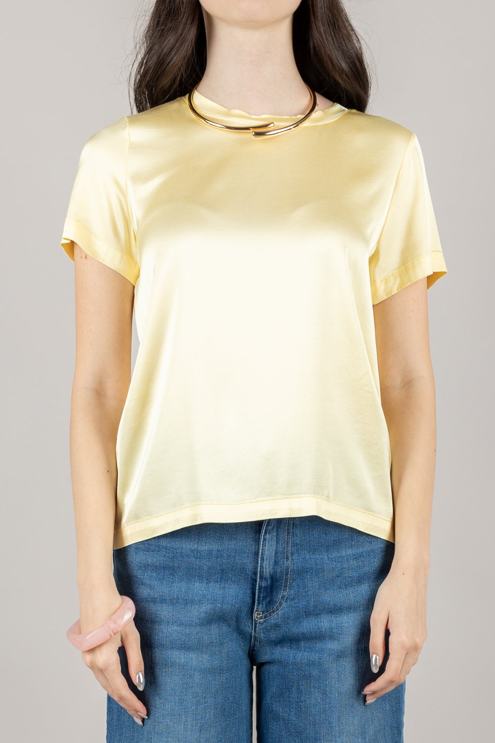 VICOLO - TD0007 - T-SHIRT IN SATIN