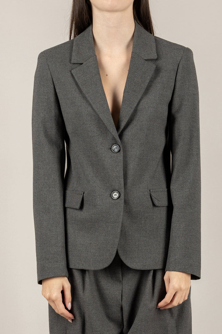 VICOLO - TF1908 - GIACCA DUE BOTTONI IN FLANELLA