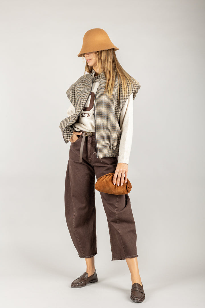TENSIONE IN - W25J463 - GILET CON LAMPO E COULISSE
