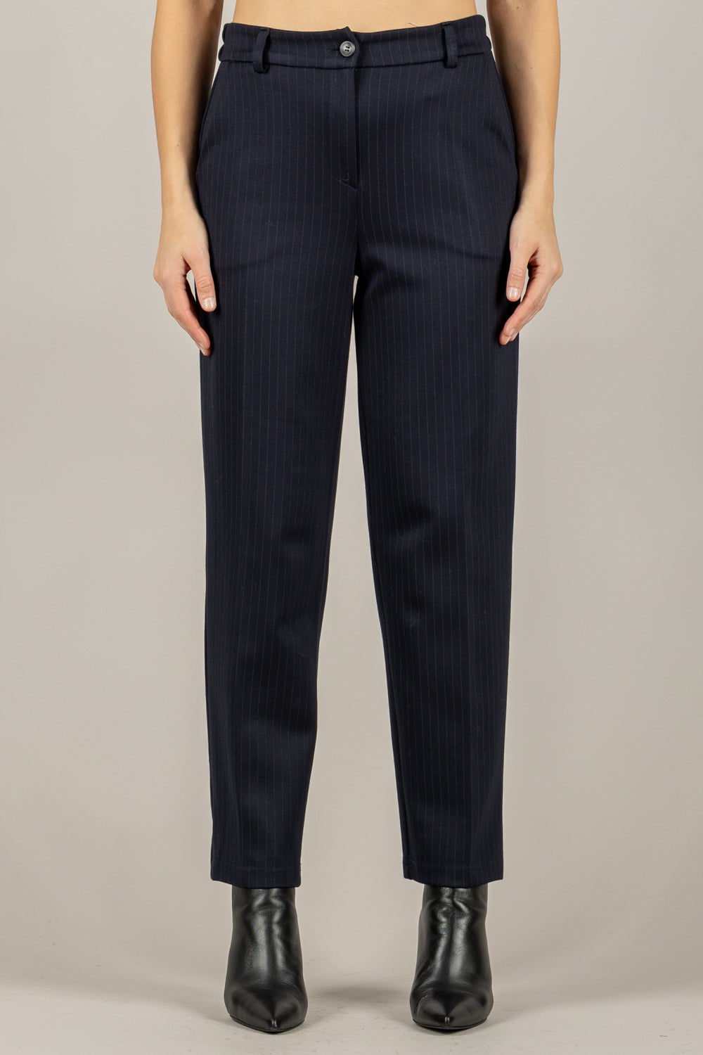 TENSIONE IN - 26P1633 - PANTALONE A SIGARETTA GAMBA DRITTA