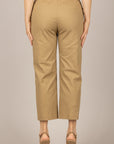 TENSIONE IN - 26P4941 - PANTALONE A SIGARETTA CAMEL