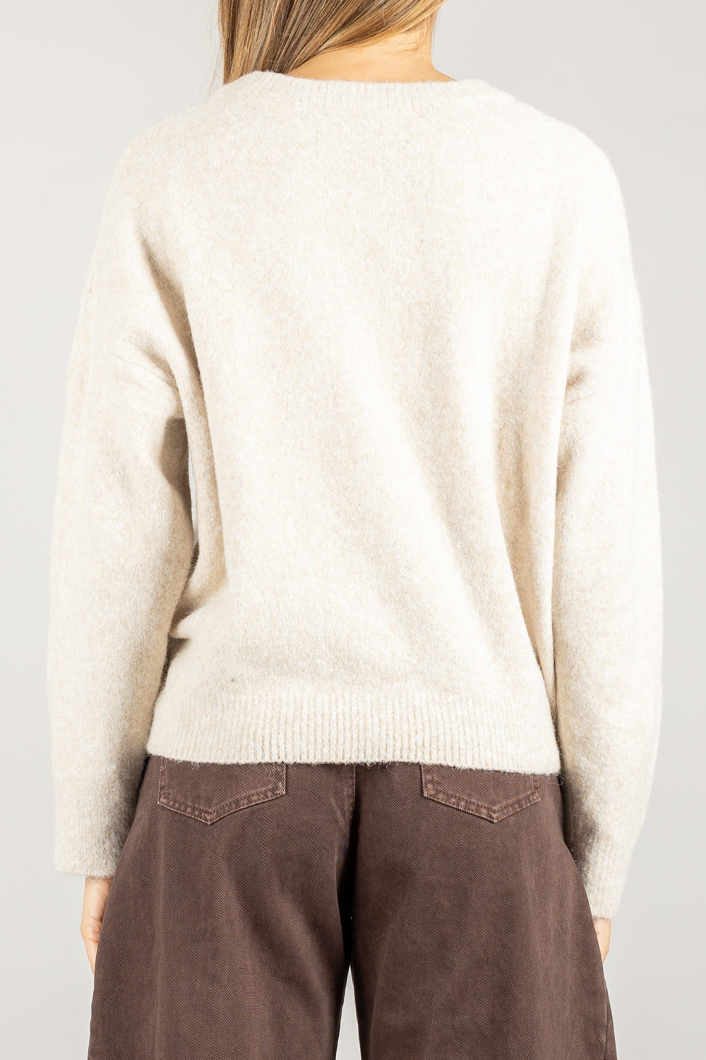 HAVEONE - MBD-P136 - FELPA LANA COTTA SCRITTA SOHO