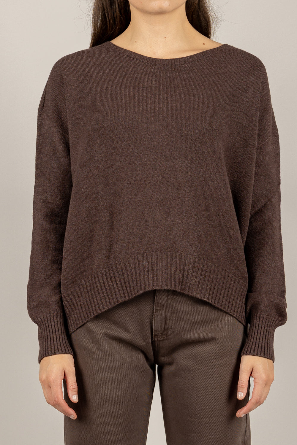 VICOLO - 77336F - MAGLIA GIROCOLLO SCATOLETTA