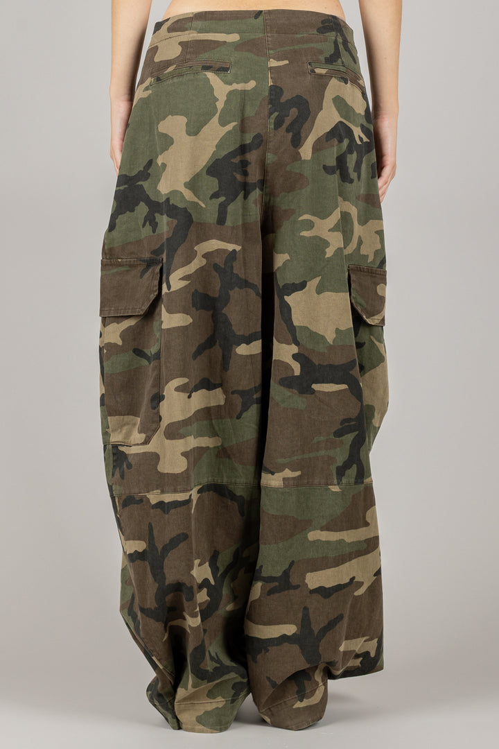 TENSIONE IN - 37686 - PANTALONE CARGO CAMOUFLAGE