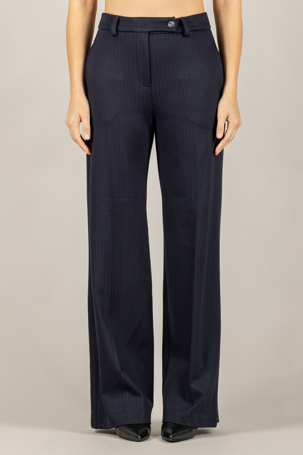 TENSIONE IN - 26P1547 - PANTALONE GESSATO