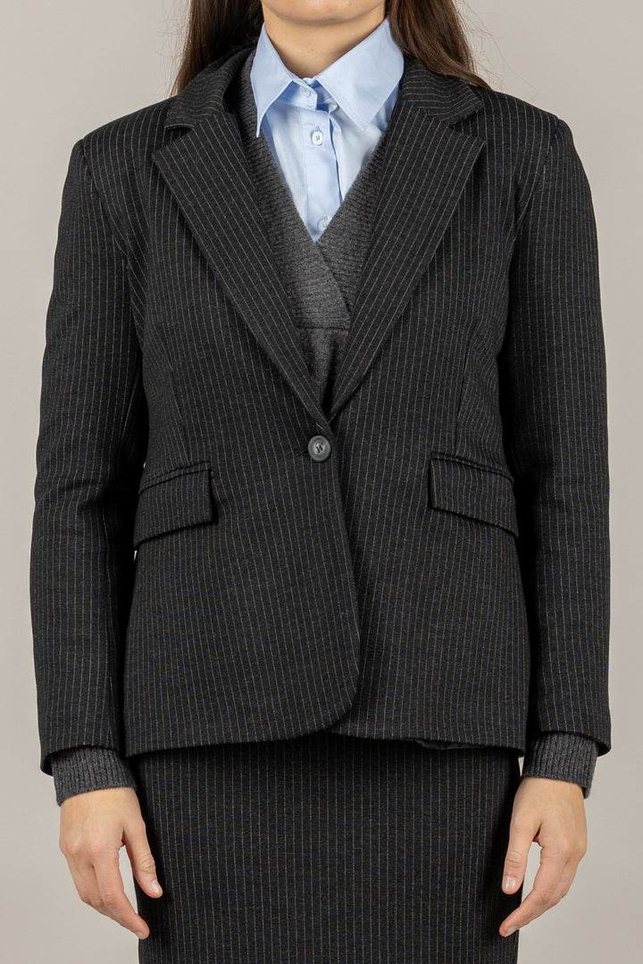 TENSIONE IN - 26B1624 - GIACCA GESSATA MONOPETTO