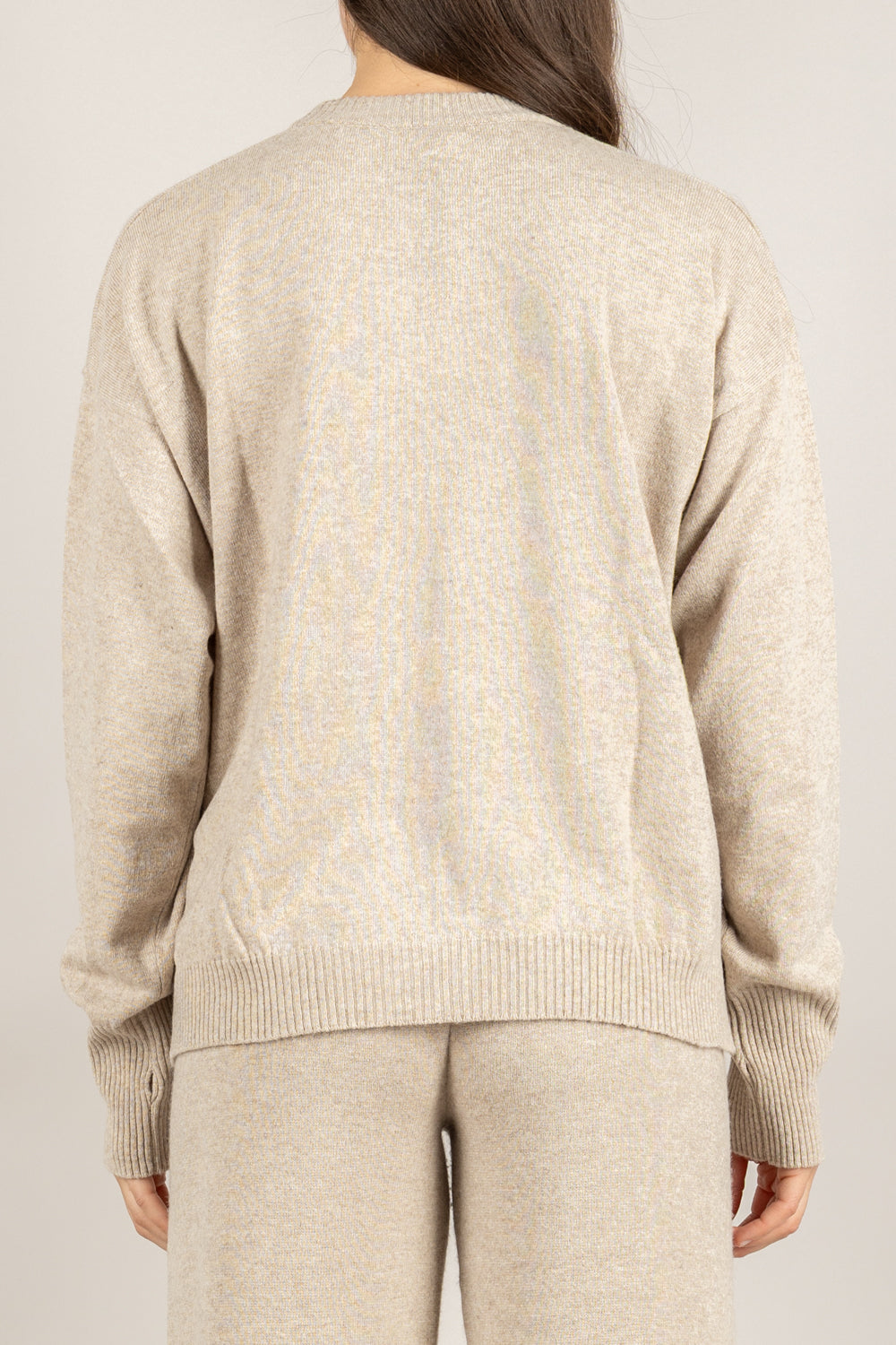 VICOLO - 22128F - MAGLIA GIROCOLLO MISTO LANA