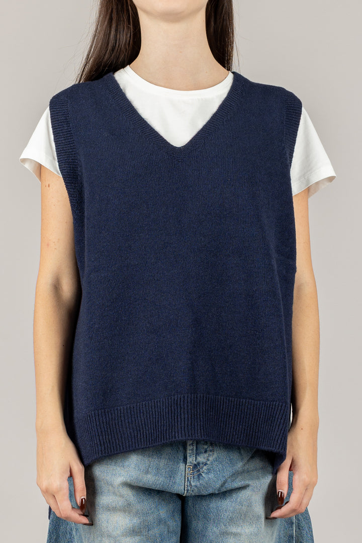 TENSIONE IN - 570626 - GILET OVER SCOLLO A V