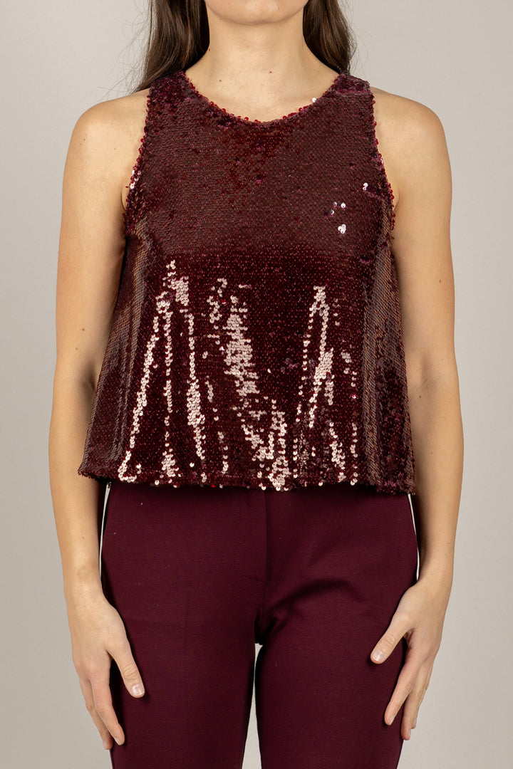 TENSIONE IN - W25TC15 - TOP CON PAILLETTES