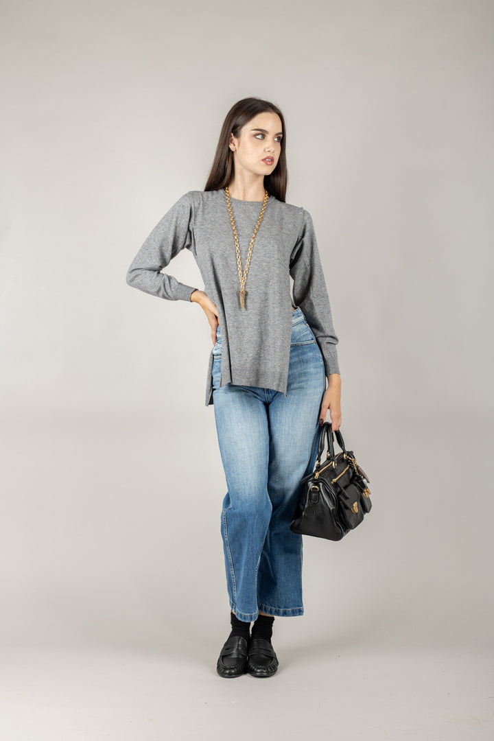 VICOLO - 22147F - MAGLIA CANOTTA CON COPRISPALLE
