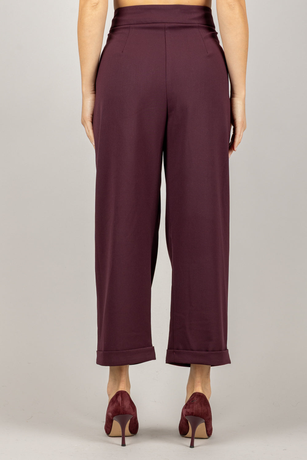 TENSIONE IN - 26P1209 - PANTALONE BAGGY CON PINCES
