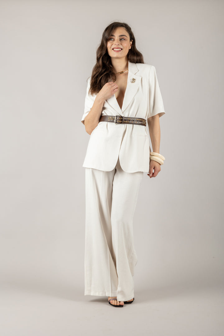 TENSIONE IN - 25P7568 - PANTALONE CON CINTA