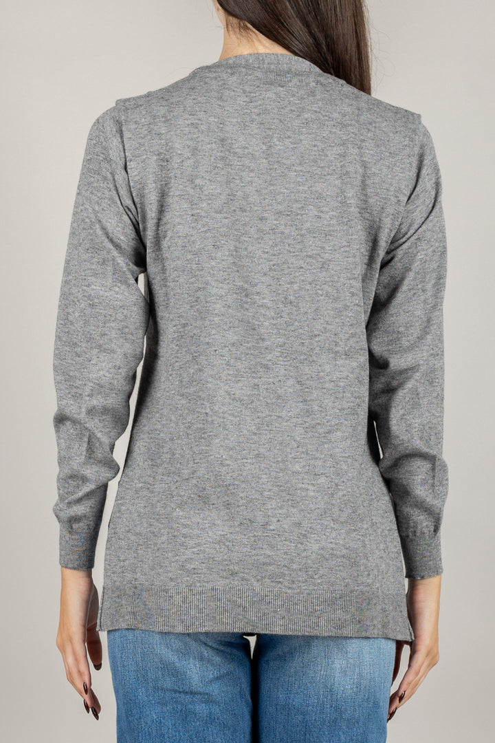 VICOLO - 22147F - MAGLIA CANOTTA CON COPRISPALLE