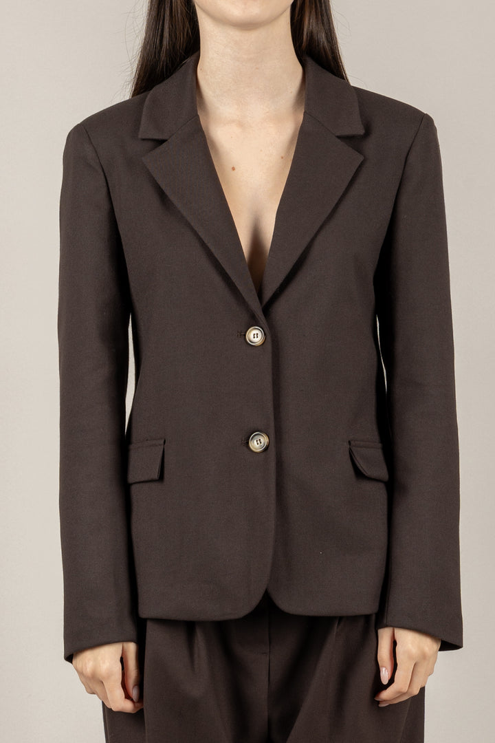 VICOLO - TF1908 - GIACCA DUE BOTTONI IN FLANELLA