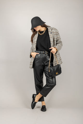 DIXIE - J845Y064 - GIACCA CHECK CON SPILLE