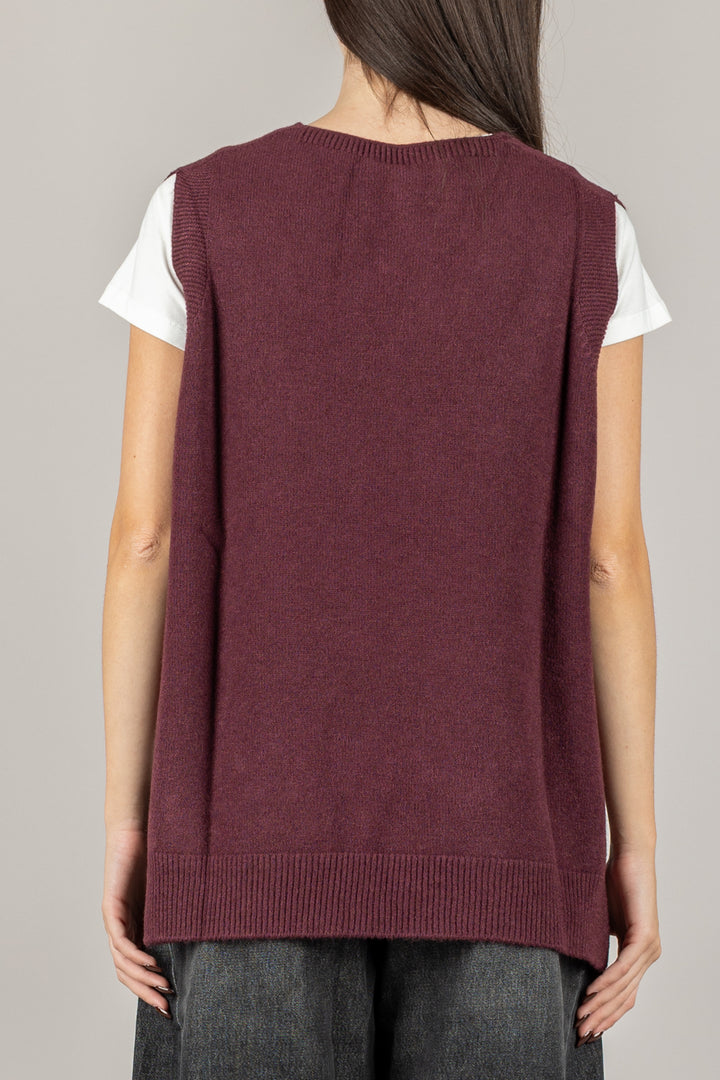 TENSIONE IN - 570626 - GILET OVER SCOLLO A V