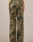 TENSIONE IN - 26P5227 - PANTALONE PALAZZO MIMETICO