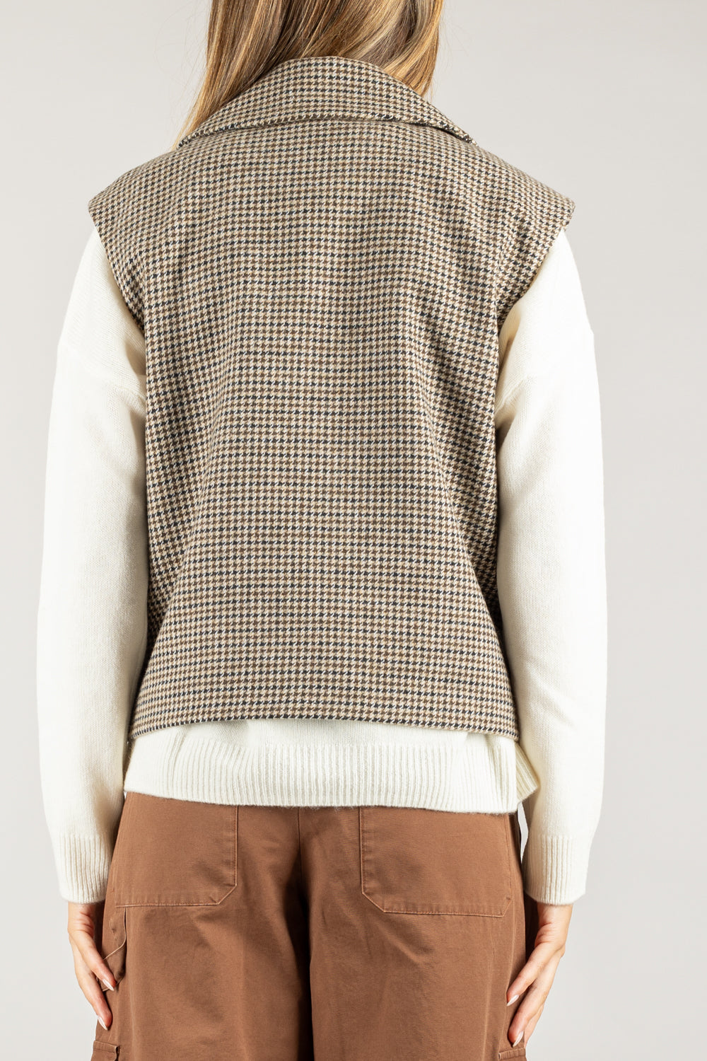 TENSIONE IN - W25J393 - GILET CON SPILLE