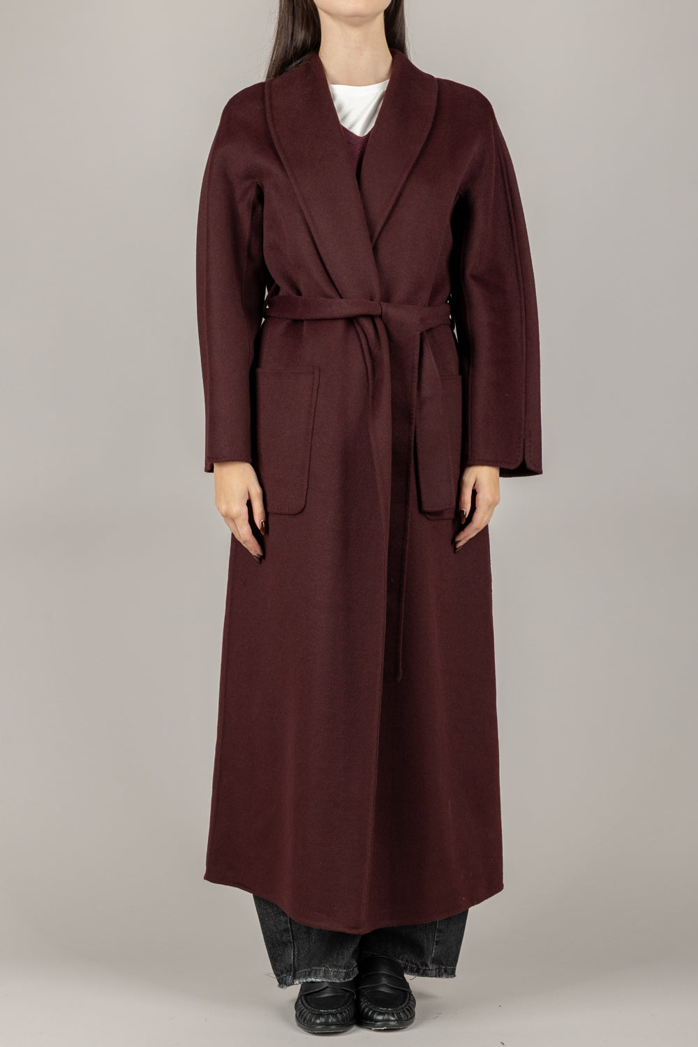 VICOLO - TF0004 - CAPPOTTO LUNGO CON CINTA