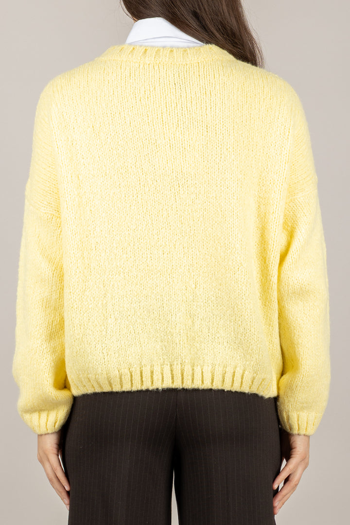 TENSIONE IN - D80379 - MAGLIA SCOLLO A BARCA