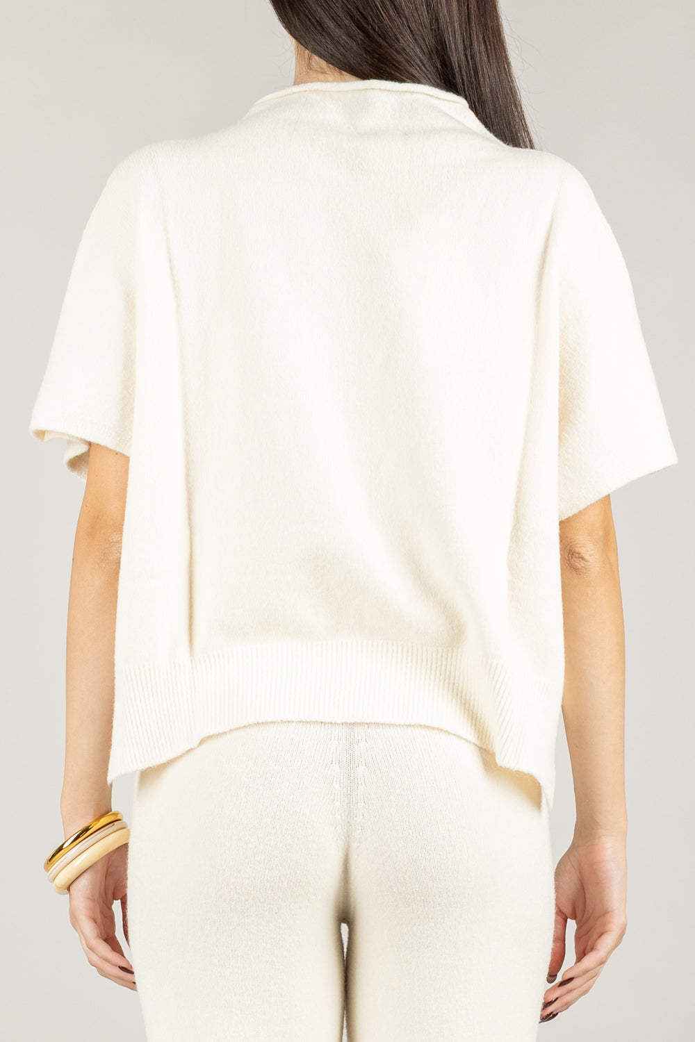 KONTATTO - 3M0840CN - MAGLIA SMANICATA COLLO CRATERE