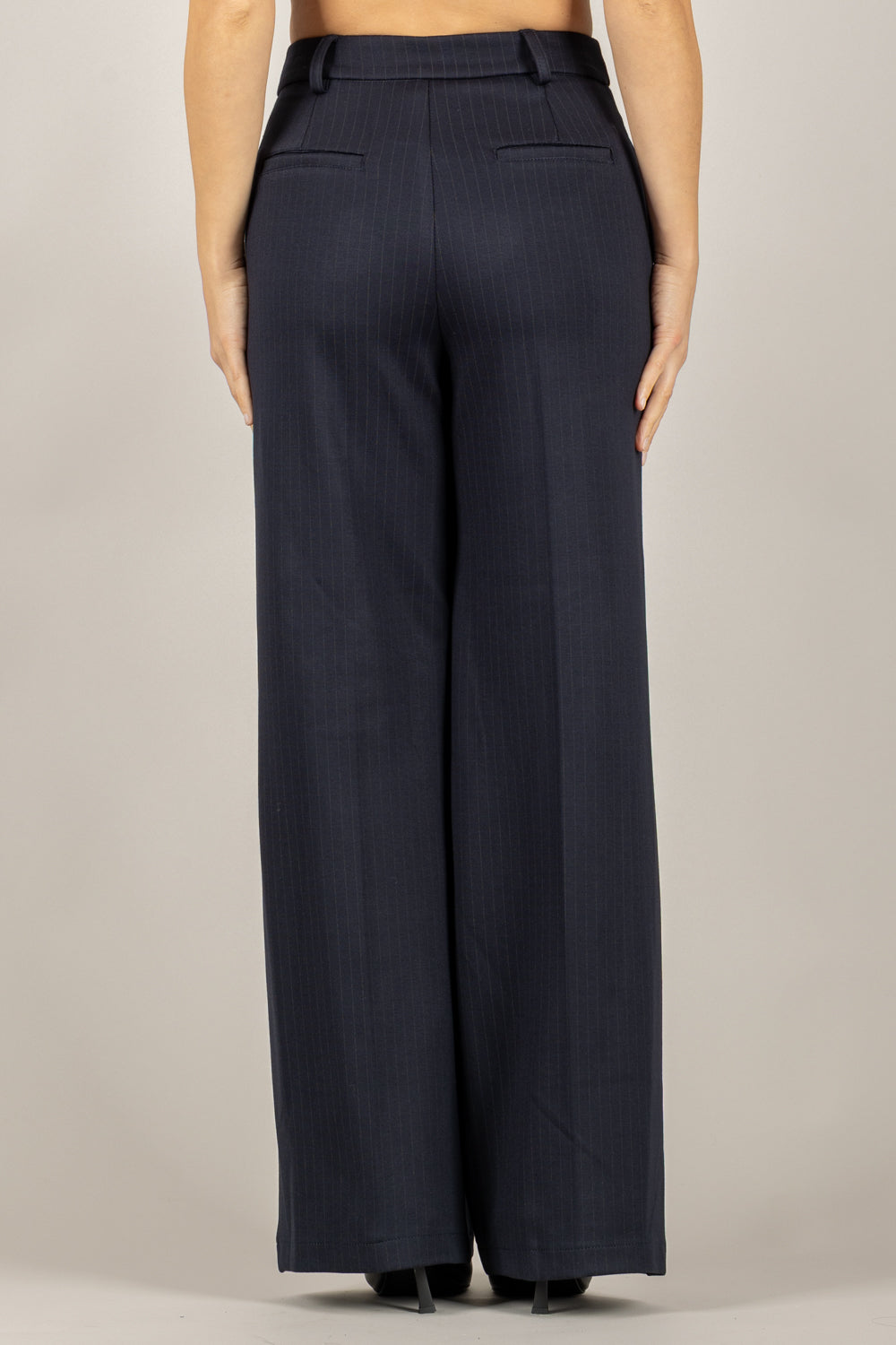 TENSIONE IN - 26P1547 - PANTALONE GESSATO