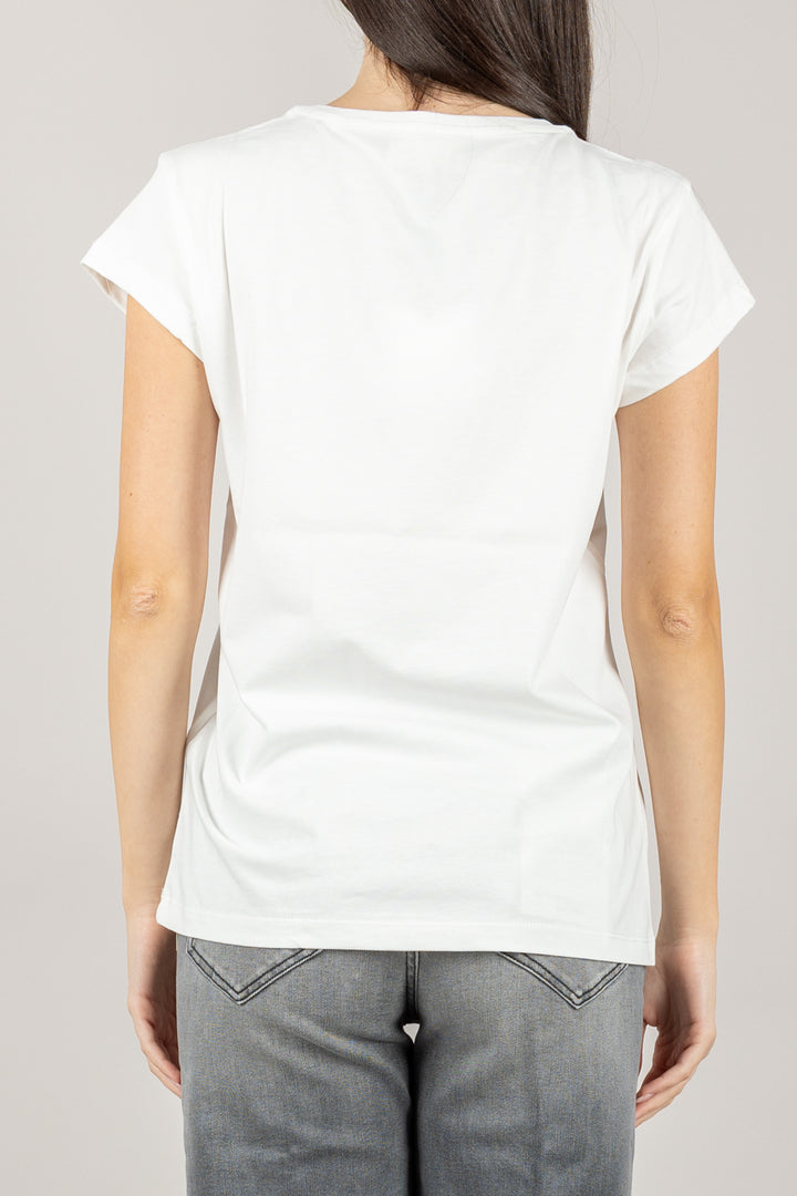 VICOLO - RF0502 - T-SHIRT STAMPA TASCHINO ANIMALIER